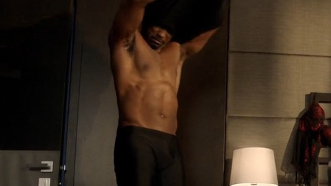 Sexiest D.B. Woodside Scene in Lucifer. Bulge, Shirtless, Underwear. 77647