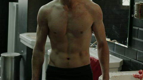 Jaime Lorente in Money Heist (2017-2021) Shirtless Underwear Bathroom Black Underwear 77694