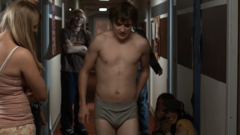 Kyle Gallner in Cherry (2010) Bulge Shirtless Underwear 77759