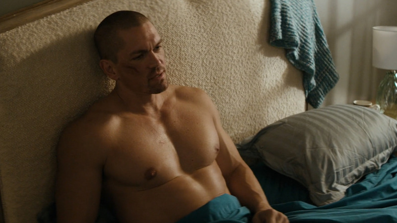 SEAL Team's Sexiest Scenes with Steve Howey. Shirtless, bedroom, bruise. 78252