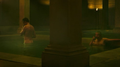 David Morrissey Naked as Aulus. Butt, Shirtless, bath house, long shot. 167931