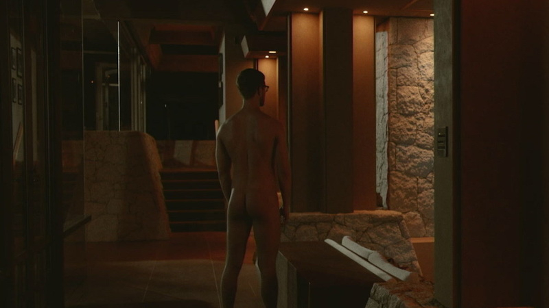 Andrew Jenkins Naked as Spence. Butt, Shirtless, glasses, living room. 128289