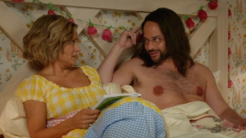 Nick Kroll in At Home with Amy Sedaris (2017-2020) Shirtless 78945