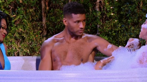 Jeffrey Bowyer-Chapman in RuPaul's Drag Race All Stars (2012-2024) Shirtless Bathing Suit Black 79167