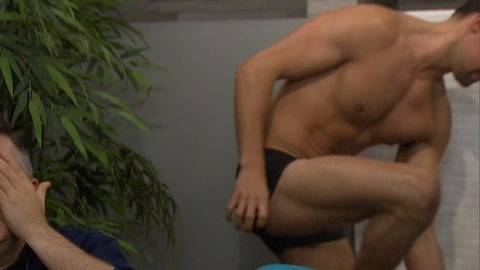 James Maslow in Celebrity Big Brother (2018-2019) Shirtless Underwear 79555