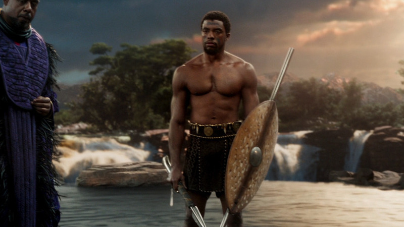 Hottest T'Challa / Black Panther Scenes. Shirtless. 82779