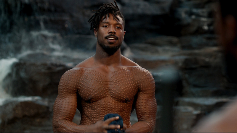 Black Panther's Sexiest Scenes with Michael B. Jordan. Shirtless. 82782