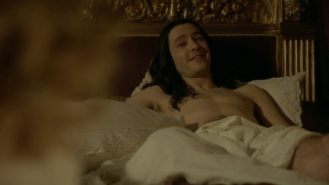 Hottest Alexander Vlahos Scene in Versailles. Shirtless. 79724
