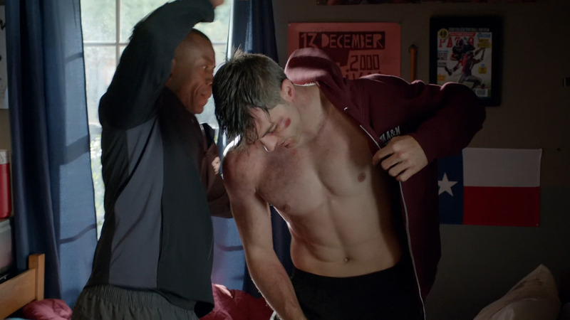 Sexiest Scenes of BoJohn Folsom from The Quad. Shirtless. 79805