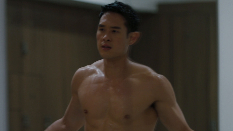 Here and Now's Sexiest Scenes with Raymond Lee. Shirtless. 80628