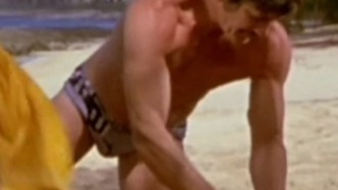 Charles Bronson in Death Wish (1974) Bathing Suit Bulge Shirtless 79985