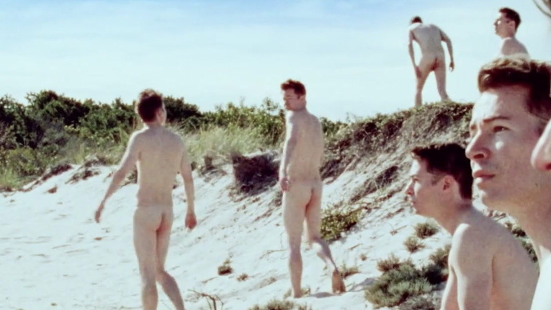 Edoardo Ballerini Naked in 7 Splinters in Time. Butt, barefoot, beach. 85669