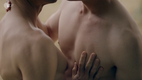 Sexiest Scenes of Hans Liebknecht from Ku'damm 59. Gay, Shirtless. 80501