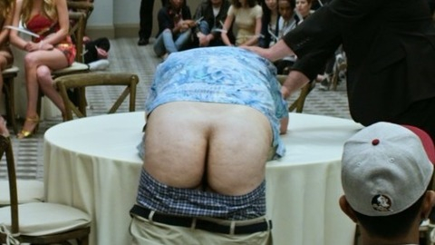 Jon Gabrus Naked as Husky Hostage. Butt. 80553