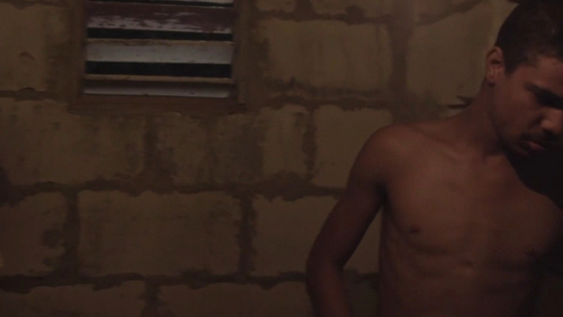 Sexiest Scenes of El Mudo from Santa & Andrés. Shirtless. 80717