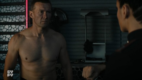 Hottest Gordon Alexander Scene in Krypton. Shirtless. 80744