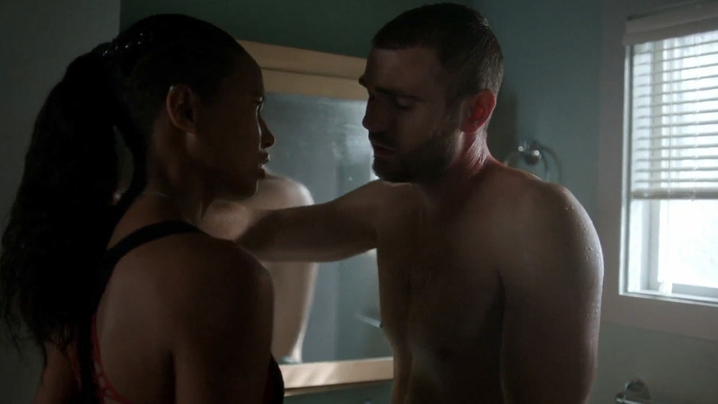 Sexiest Scenes of Ben Pownall from Siren. Shirtless, bathroom, buzz cut. 80807