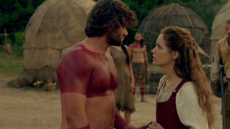Sexiest Scenes of Silas Sharrow from Jamestown. Shirtless. 80825