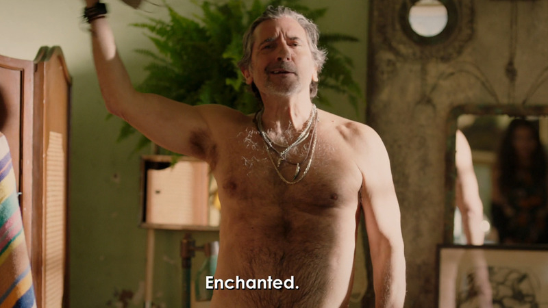 Sexiest Scenes of Herman from Imposters. Shirtless. 81419