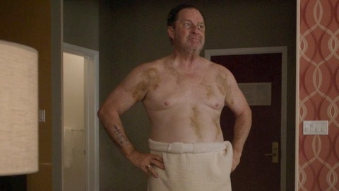 Stephen Root in Barry (2018-2022) Sexy Shirtless Barefoot Bruised 81438