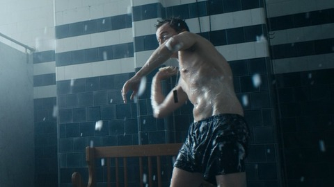 Hottest Lukas Løkken Scene in The Rain. Shirtless, public showers, sfw. 81722
