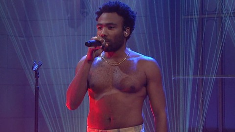 Donald Glover in Saturday Night Live (1975) Sexy Shirtless Black Black Man 81751