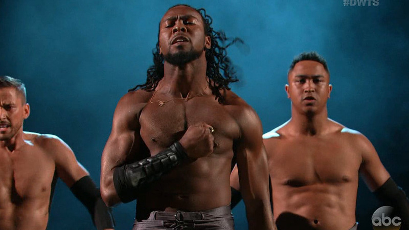 Sexiest Josh Norman Scene in Dancing with the Stars. Shirtless. 82243