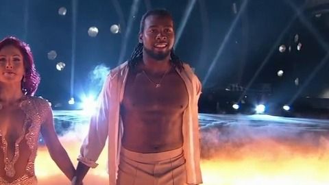 Hottest Josh Norman Scene in Dancing with the Stars. Sexy, Shirtless. 82064