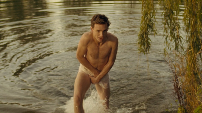 Hottest Eddie Redmayne Scene in My Week with Marilyn. Sexy, Shirtless, Underwear. 82220