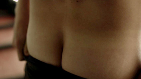 Jonathan Leslie Nude in Seat in Shadow. Butt, gay, sexy. 136745