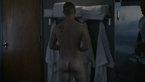 Trevor from SIX Naked. Butt, back tattoo, nude. 84023