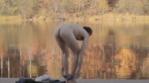 Karl Jacob Nude in Pollywogs. Butt, Shirtless. 82516