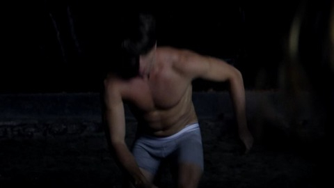 Sexiest Patrick Schwarzenegger Scene in Midnight Sun. Shirtless, Underwear. 82579