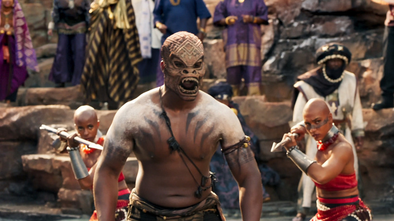 Sexiest M'Baku Scenes. Shirtless. 82786