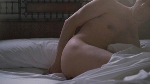 Jeremy Strong Naked as Kendall Roy. Sexy, Butt, hairy chest, in bed. 112485