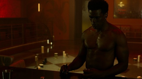 Marvel's Luke Cage's Sexiest Scenes with Mustafa Shakir. Shirtless. 82998