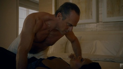 Hottest Christopher Meloni Scene in Pose. Sexy, Shirtless, bedroom, in bed. 83042