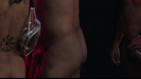Satya Dusaugey Nude as Frank Fish. Butt, beard, brown hair. 92642