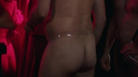 Satya Dusaugey Nude as Frank Fish. Butt, beard, brown hair. 92648