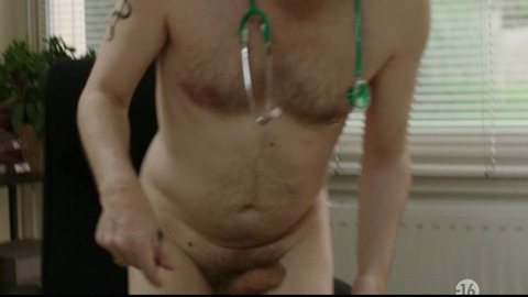 Alain Bouzigues Naked as Doc Gonzales. Penis, Shirtless, doctor, medical. 85503