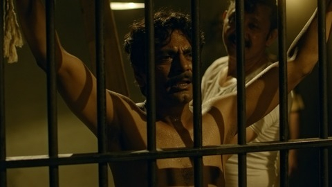 Nawazuddin Siddiqui in Sacred Games (2018-2019) Shirtless Bondage Jail 83377
