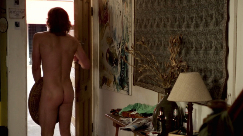 Richard Davies Naked as Jimmy Proudman. Butt, Shirtless, covering up, doorway. 84381