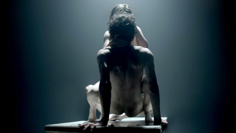 Pedro Merlo Nude as Abel. Butt, cemetery, dark room. 91112