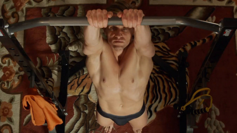 Sexiest Paul Mann Scene in Claws. Bulge, Shirtless, Underwear. 83857