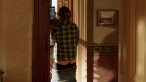 Alexander England Naked in The Beautiful Lie. Butt, Sexy, Underwear, masturbating, pants pulled down. 183055