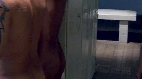 Yu Hong Lau Nude as Hong - Second Baseman. Butt, Shirtless, group of men, locker room. 84314