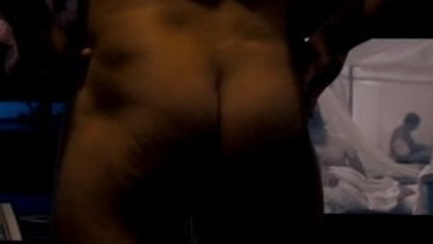 Chris O'Dowd Naked in Get Shorty. Butt, computer, dark room. 84607