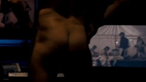 Chris O'Dowd Naked as Miles Daly. Butt, computer, dark room. 84609