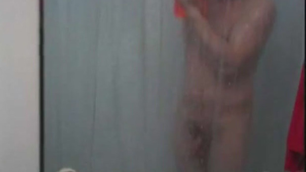 Ryan Smith Naked as Noah. Balls, Penis, Shirtless, clear shower curtain, orange washcloth. 85035