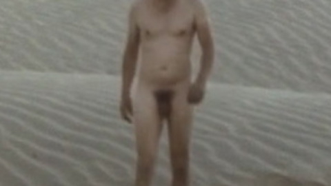 Nudes of Frank Patrick (as RP Kahl) from Ecstasy. Balls, Penis, Shirtless, desert, dunes. 111516